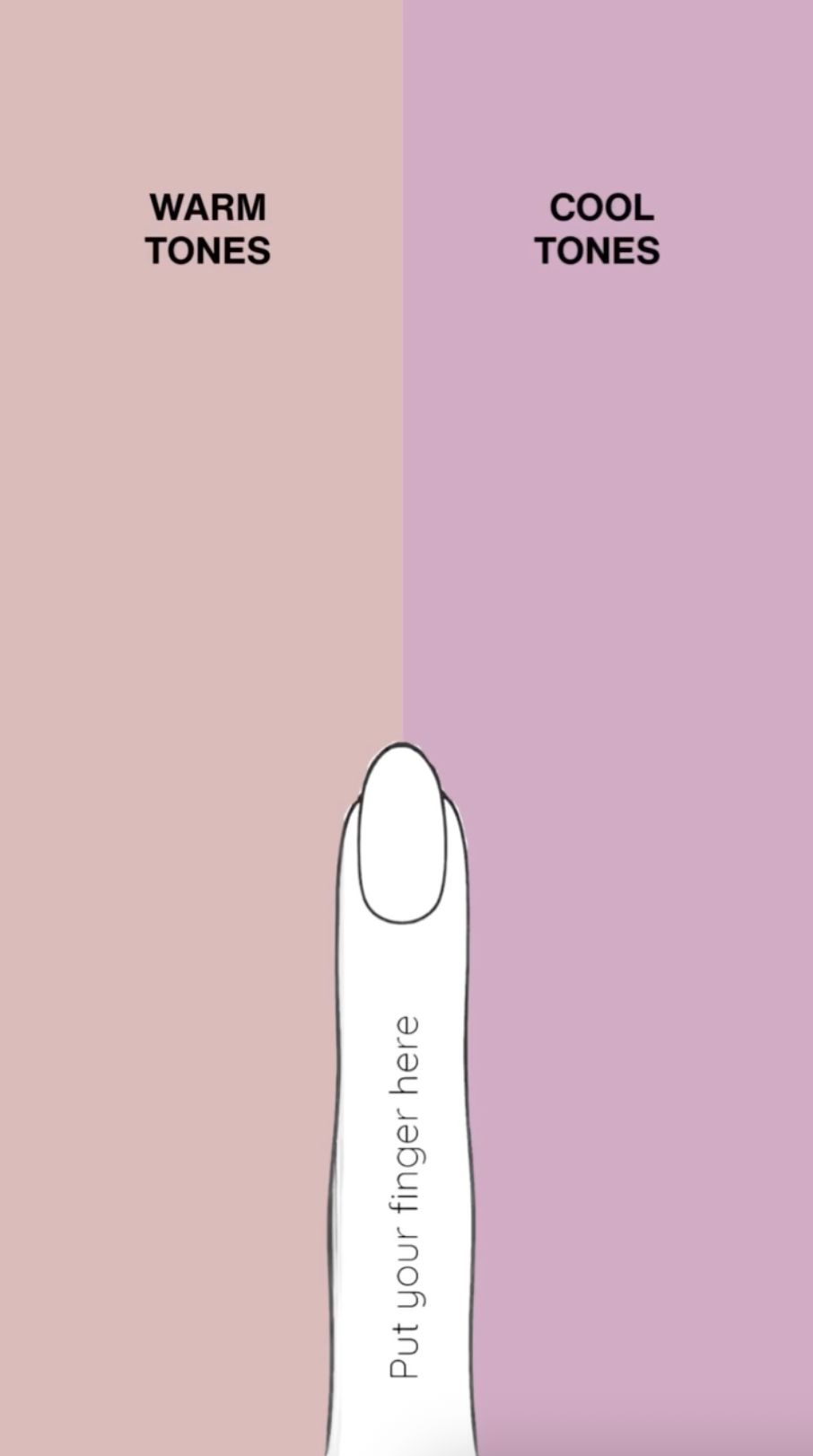 warm and cool tones test image