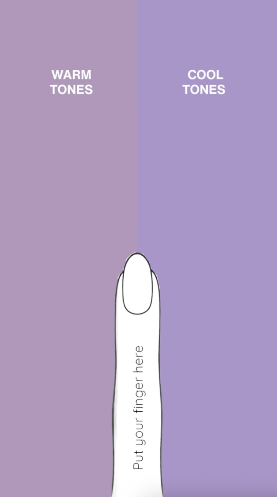 warm and cool tones test image