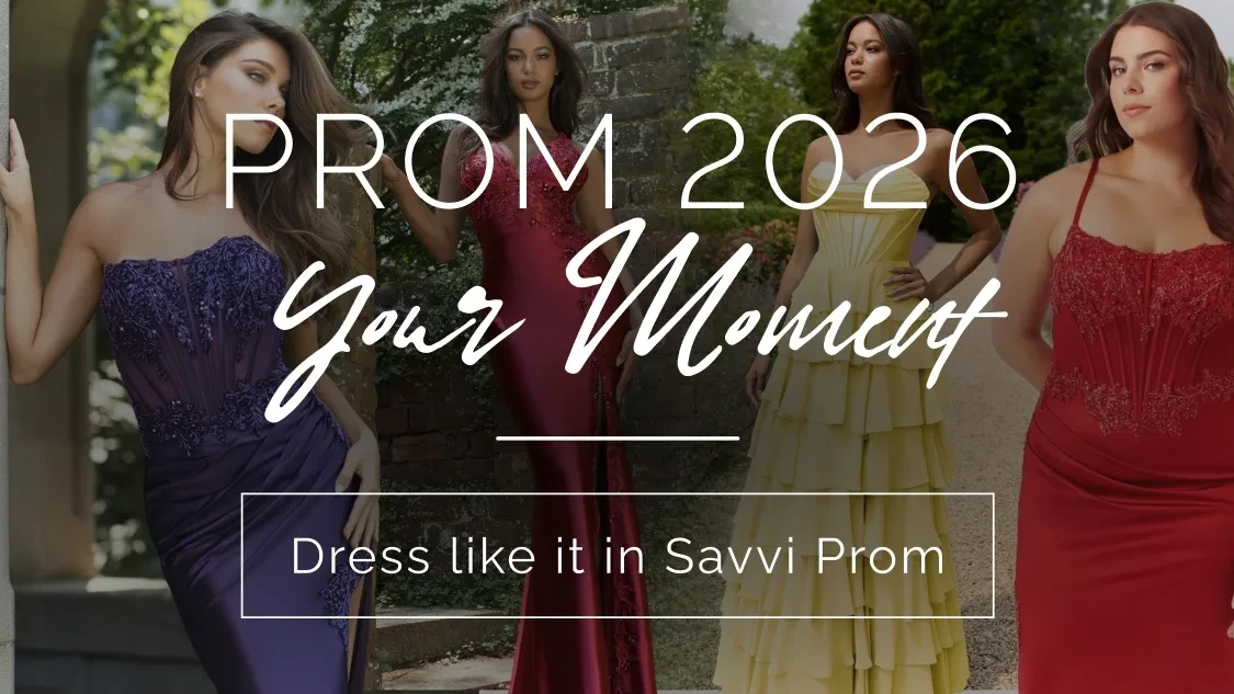 prom 2026 styles in red purple and yellow